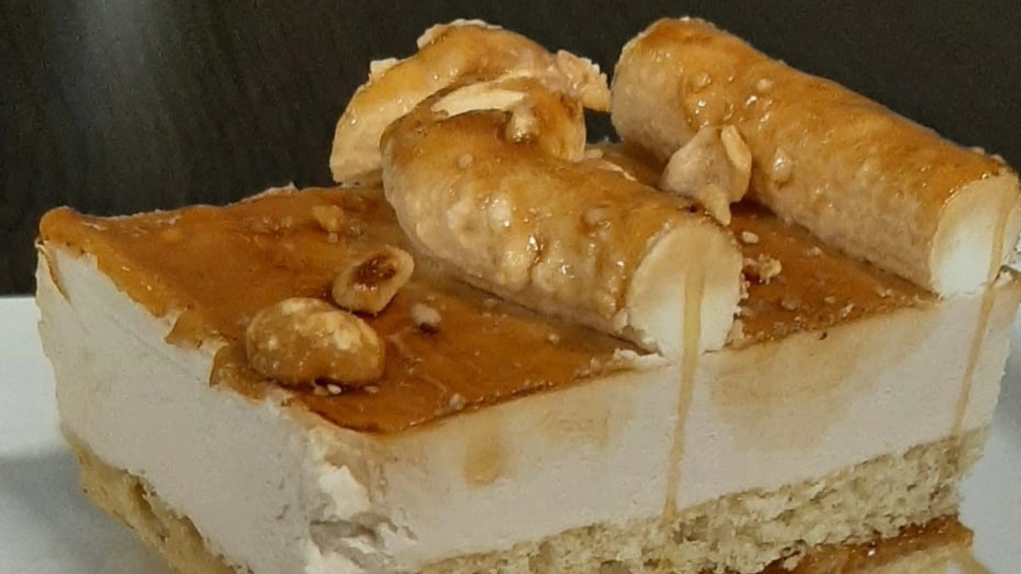 Hazelnoot koffiegebak met karamel 2